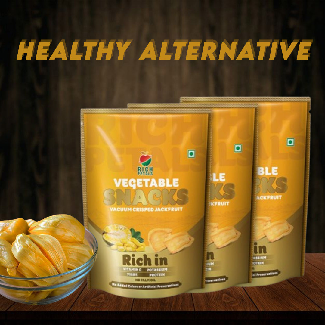 Vacuum Crisped Ripe Jackfruit Snacks