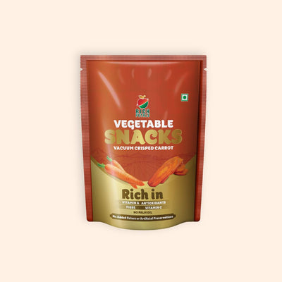 Vacuum Crisped Carrot Snacks