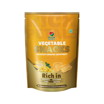 Vacuum Crisped Ripe Jackfruit Snacks